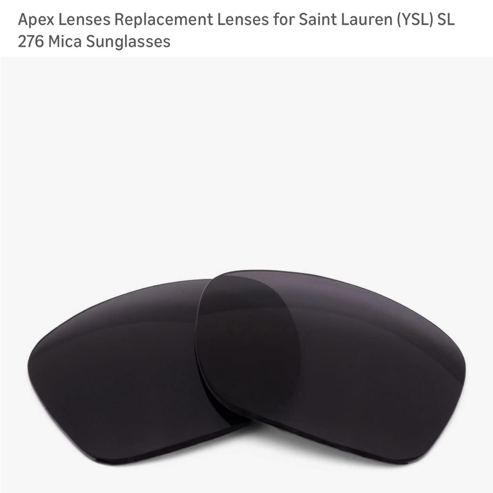 Apex Lenses Replacement Lenses for Saint Lauren (YSL) SL 276 Mica Sunglasses